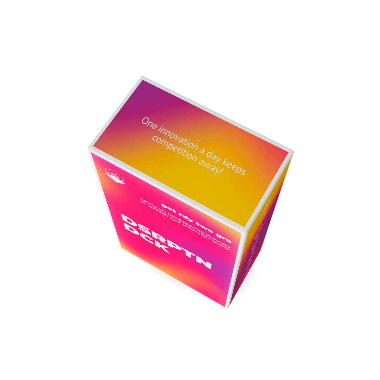 DSRPTN DCK card deck — top view